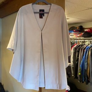 Adrienne Landau Poncho Medium/ Large Tan spotless